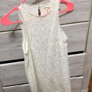 White lace dress